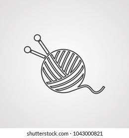 Ball of wool icon
