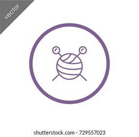 Ball of wool icon