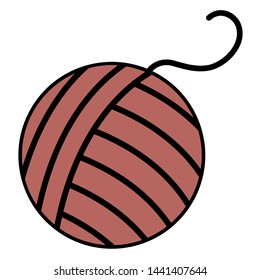 ball wool pet toy icon