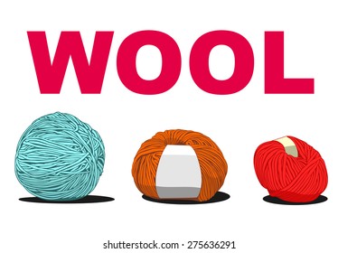 ball of wool sign illustration