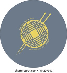 Ball of Yarn Simple Logo