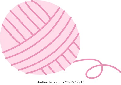 Ball Of Yarn Vector Illustration