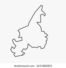 Ballari District map Karnataka State India