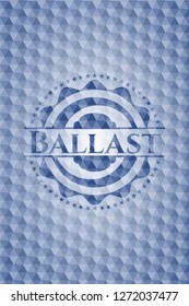 Ballast blue hexagon emblem.