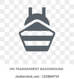 Ballast Icon. Trendy Flat Vector Ballast Icon On Transparent Background From Nautical Collection. 