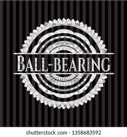 Ball-bearing silvery emblem or badge