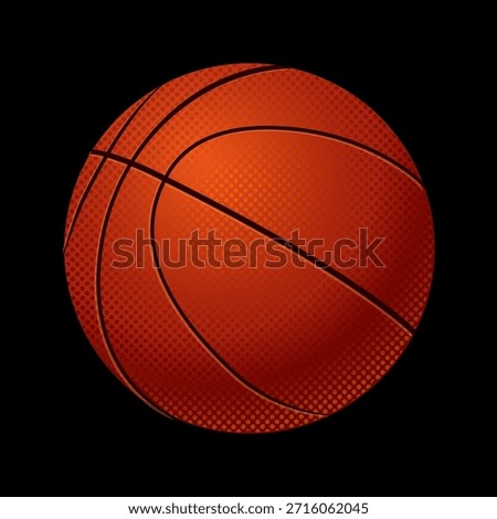 Balle Basket Ball Vector Illustration Drawing