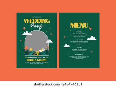 Ballega Wedding Invitation Template, Wedding Invites, save the date, Birthday Invites, Video Invites, E-Cards.