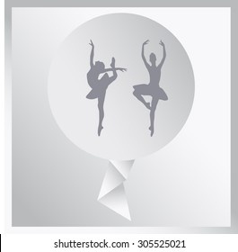 ballerina in ballet pose