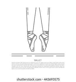 Ballerina in a dance position.