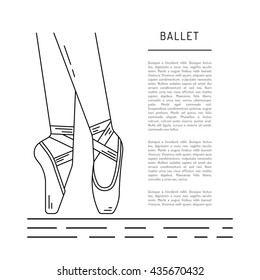 Ballerina in a dance position. Ballerina dancer ballet. Dance positions for teaching ballet.