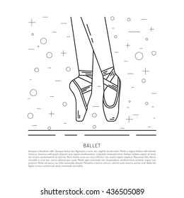 Ballerina in a dance position. Ballerina dancer ballet. Dance positions for teaching ballet.