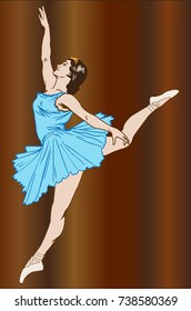 BALLERINA DANCER
Color image of a ballerina who dances
