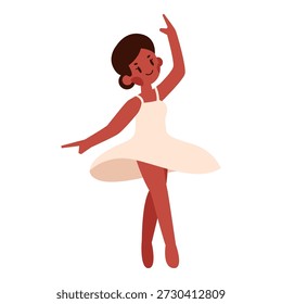 Una ilustración de bailarina es adecuada para el Mes de la Historia Negra.