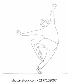 Ballerina dansing drawing poses line art
