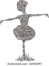 Ballerina flower