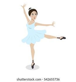 ballerina girl dance in tutu