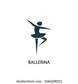 ballerina icon. Simple element illustration. ballerina concept symbol design from Russia collection. Can be used for web and mobile.