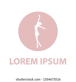 ballerina. logo template