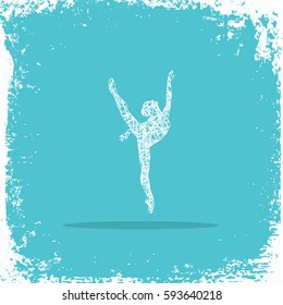Ballerina logo for web design