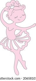 ballerina, picture, cut on a cnc machine