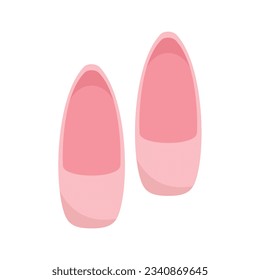 Ballerina shoes icon flat vector. Ballet dance girl. Woman dancer isolated