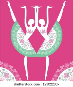 Ballerina silhouette