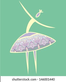 Ballerina silhouette 