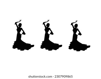 Ballerina silhouette ballet dance poses. Set Of Ballet Dancer Silhouettes. Dancers silhouettes - set of nine female figures - isolated on white background - vector