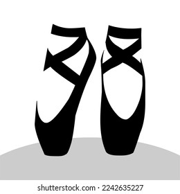 la silueta de bailarina. silueta de bailarín de ballet con varios movimientos. vector de bailarina de ballet único e interesante.