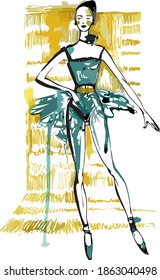 ballerina as a symbol of beauty and grace