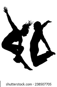 Ballerina in theatrical costume on a white background