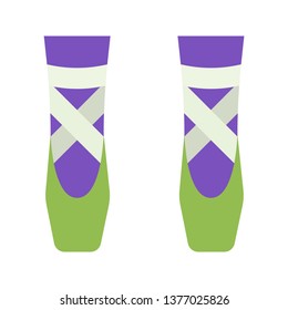 Ballerina vector flat icons, dance vector illustration