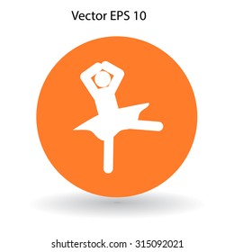 Ballerina Vector icon