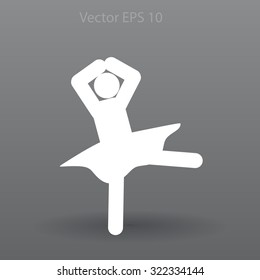 Ballerina Vector icon