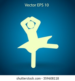 Ballerina Vector icon