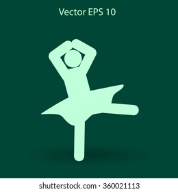 Ballerina Vector icon