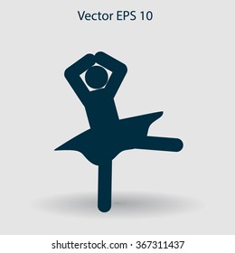 Ballerina Vector icon