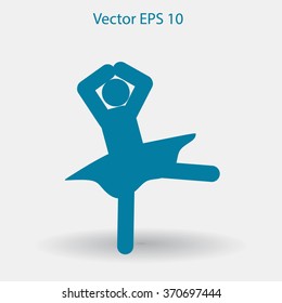 Ballerina Vector icon