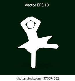 Ballerina Vector icon