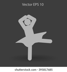 Ballerina Vector icon
