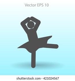 Ballerina Vector icon