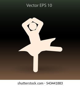 Ballerina Vector icon