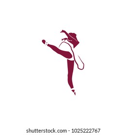 Ballerina vector illustration