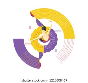 Ballerina Vector Illustration