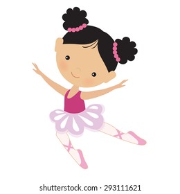 Ballerina vector illustration