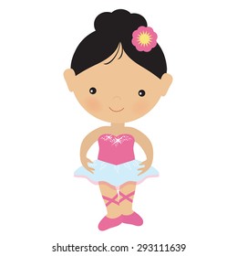 Ballerina vector illustration