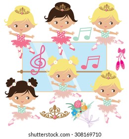 Ballerina vector illustration
