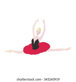 Ballerina vector illustration