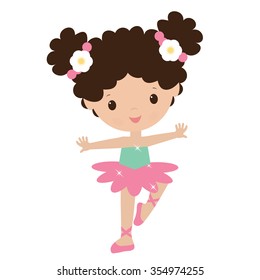 Ballerina vector illustration